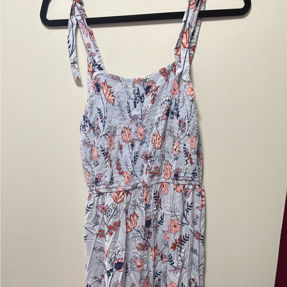 Marshalls Floral Dress - White and Pink